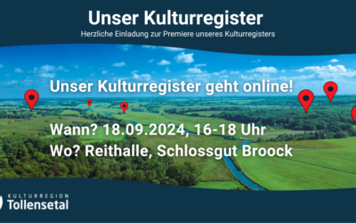 Premiere unseres Kulturregisters